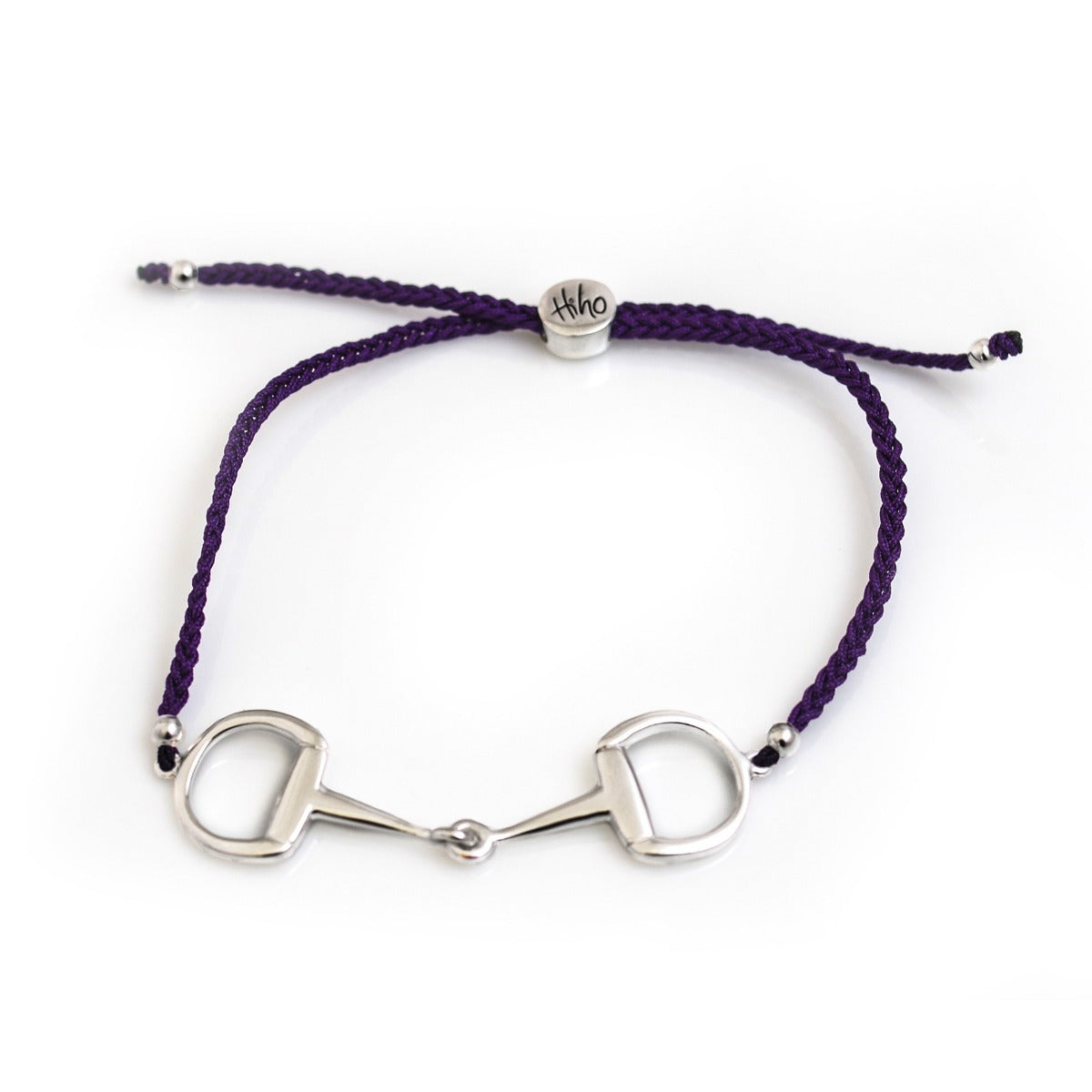 Hiho Silver Snaffle Friendship Bracelet