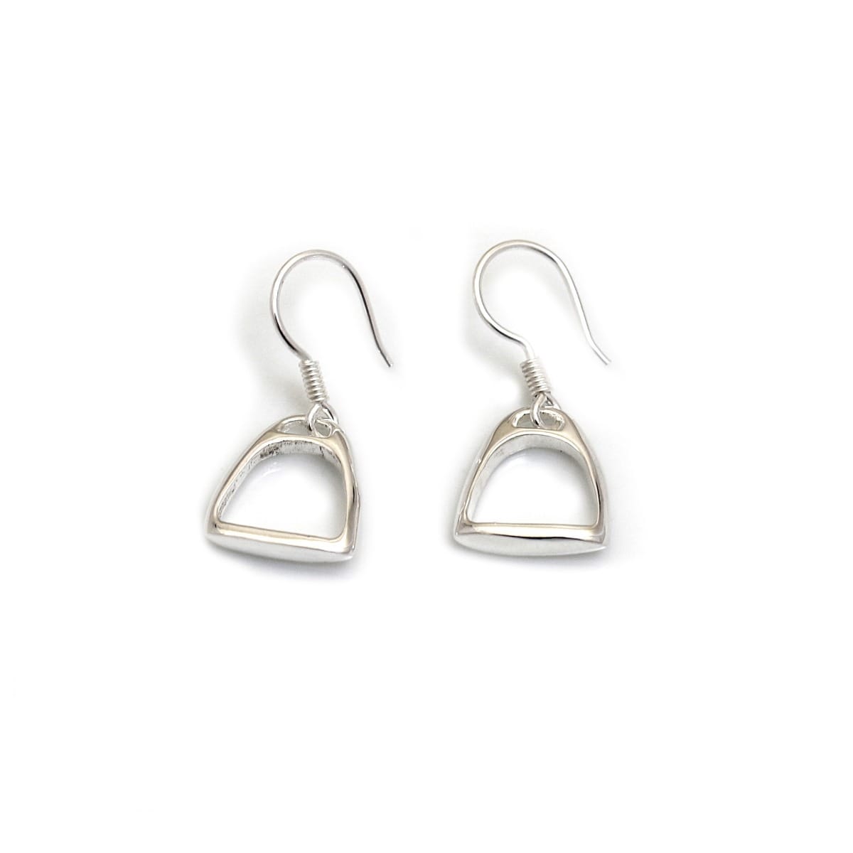 Hiho Silver Stirrup Earrings