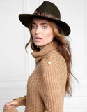 Holland Cooper Ladies Trilby Double Feather Hat