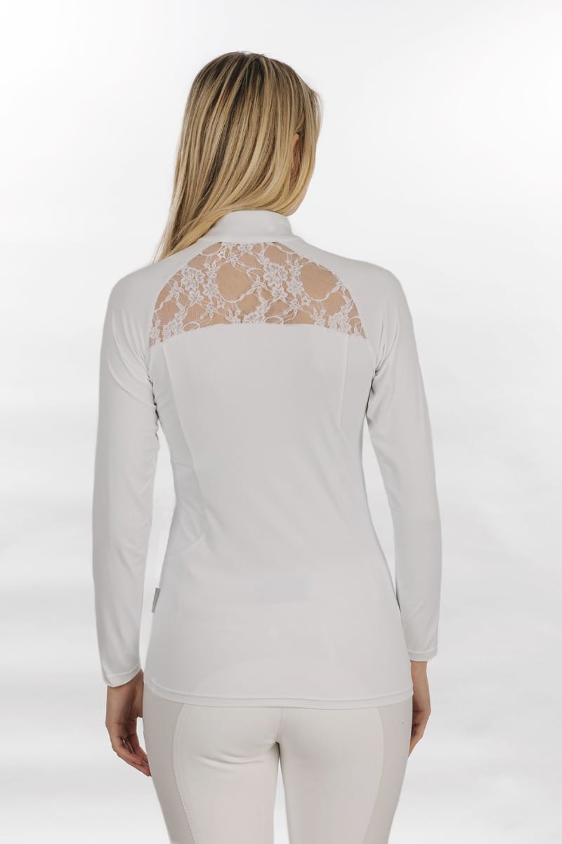 Horseware Ladies Sara Long Sleeve Competition Shirt-Competition Shirts-Eland Lodge