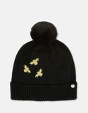 Joules Ladies Stafford Knitted Hat with Embellishment
