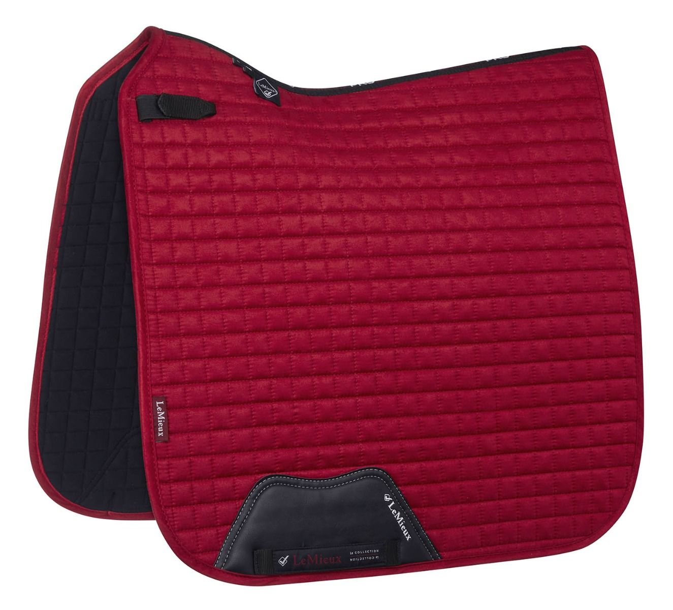 LeMieux ProSport Dressage Suede Square Saddle Pad-Numnahs & Saddle Pads-Eland Lodge