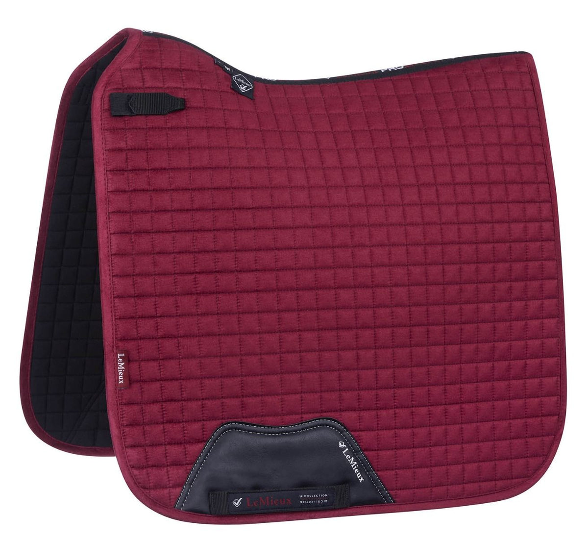 LeMieux ProSport Dressage Suede Square Saddle Pad-Numnahs & Saddle Pads-Eland Lodge