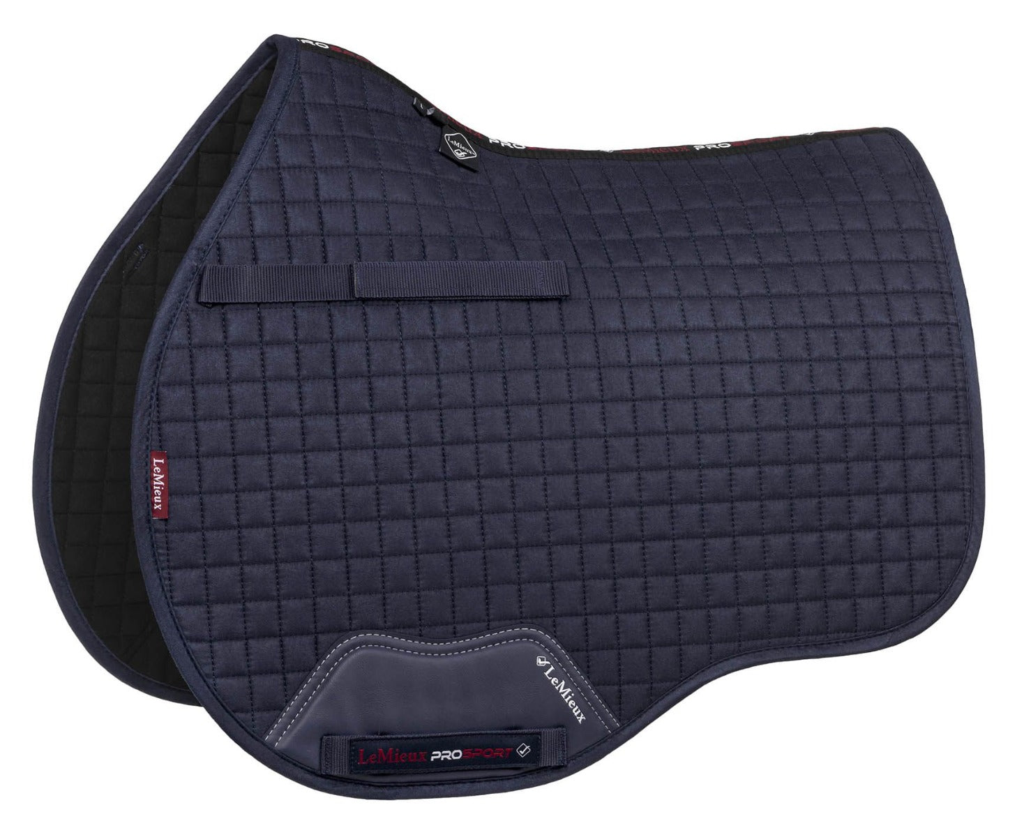 LeMieux ProSport GP Suede Square Saddle Pad-Numnahs & Saddle Pads-Eland Lodge