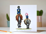 Molly Doodle Dandy Like Mother, Like Daughter Greeting Card