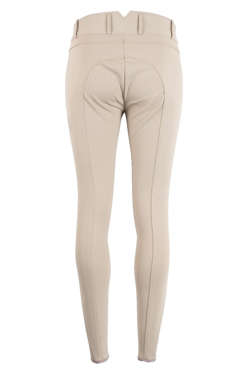 Montar Ladies Kendall Full Grip Stone Flower Breeches-Jodhpurs & Breeches-Eland Lodge