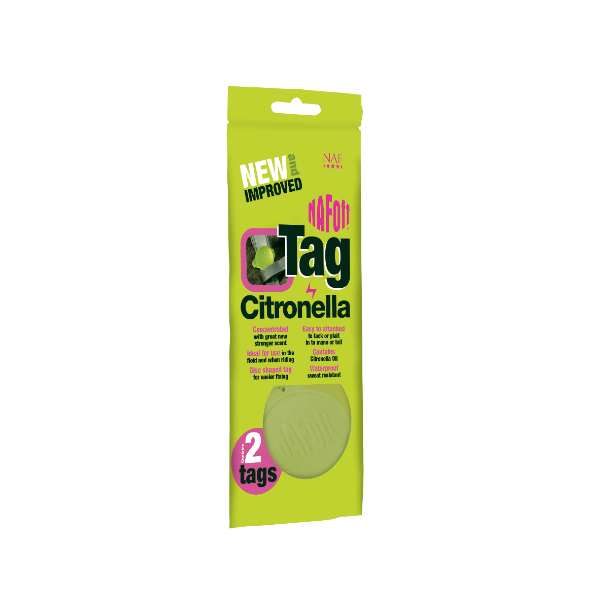 NAF OFF Citronella Tag