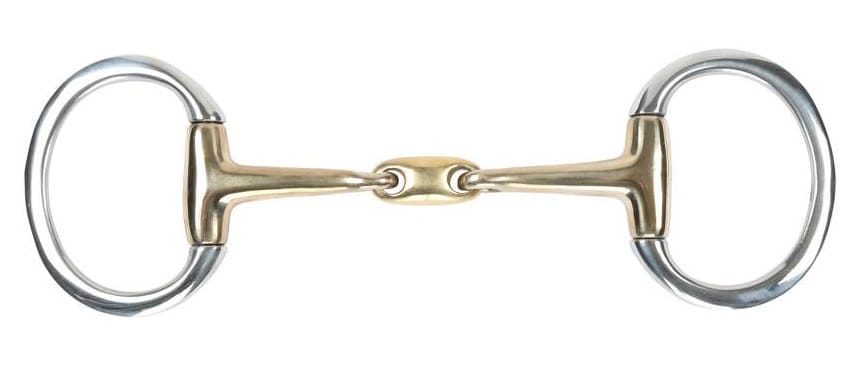 Shires Brass Alloy Flat Ring Eggbutt With Lozenge