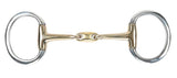 Shires Brass Alloy Flat Ring Eggbutt With Lozenge