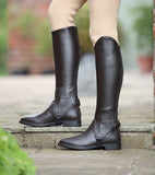 Shires Childrens Synthetic Leather Gaiters-Half Chaps & Gaiters-Eland Lodge