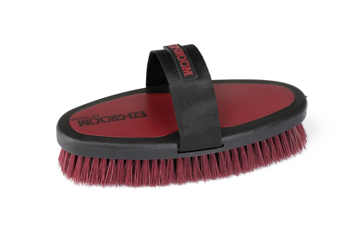Shires Ezi-Groom Grip Body Brush-Grooming Kit-Eland Lodge
