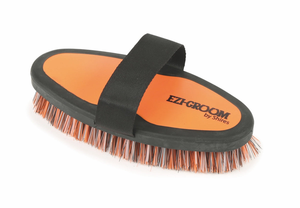 Shires Ezi-Groom Grip Body Brush-Grooming Kit-Eland Lodge