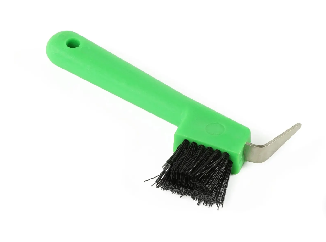 Shires Ezi-Groom Hoof Pick with Brush-Grooming Kit-Eland Lodge