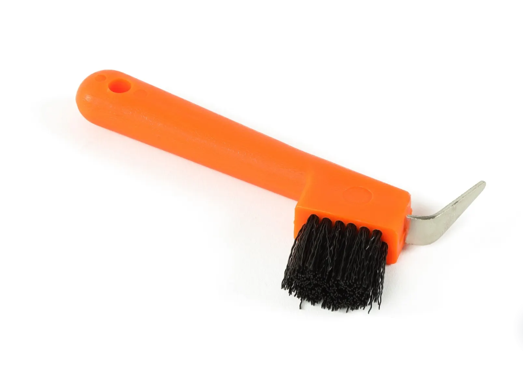 Shires Ezi-Groom Hoof Pick with Brush-Grooming Kit-Eland Lodge