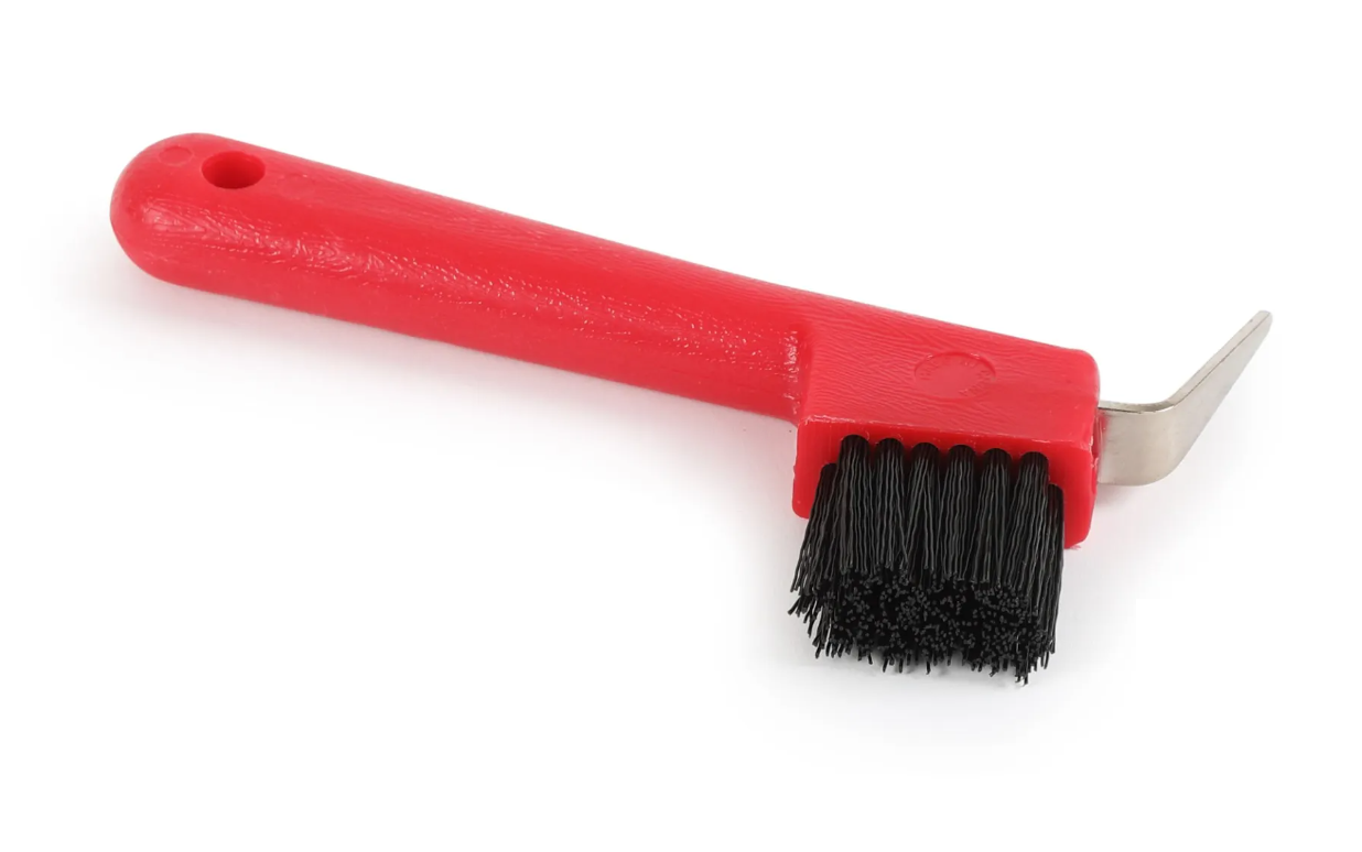 Shires Ezi-Groom Hoof Pick with Brush-Grooming Kit-Eland Lodge