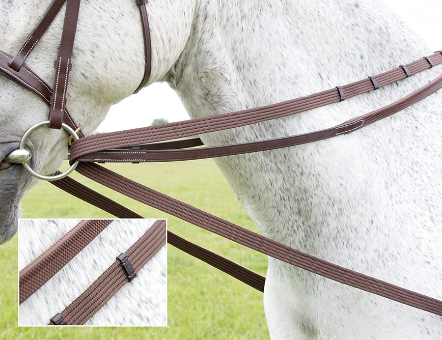 Shires GARA Cotton Web Draw Reins-Training Aids-Eland Lodge