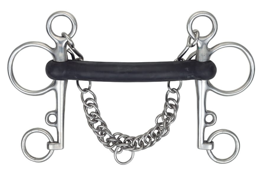 Shires Hard Rubber Mouth Pelham