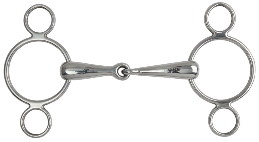 Shires Hollow Mouth Two Ring Horse Gag