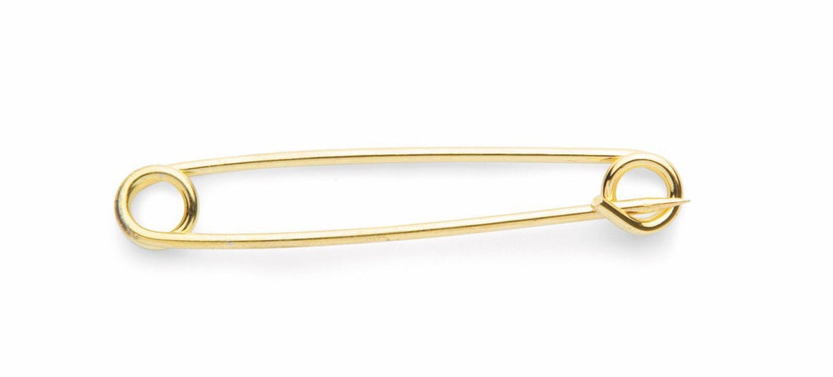 Shires Plain Gold Plated Stock Pin