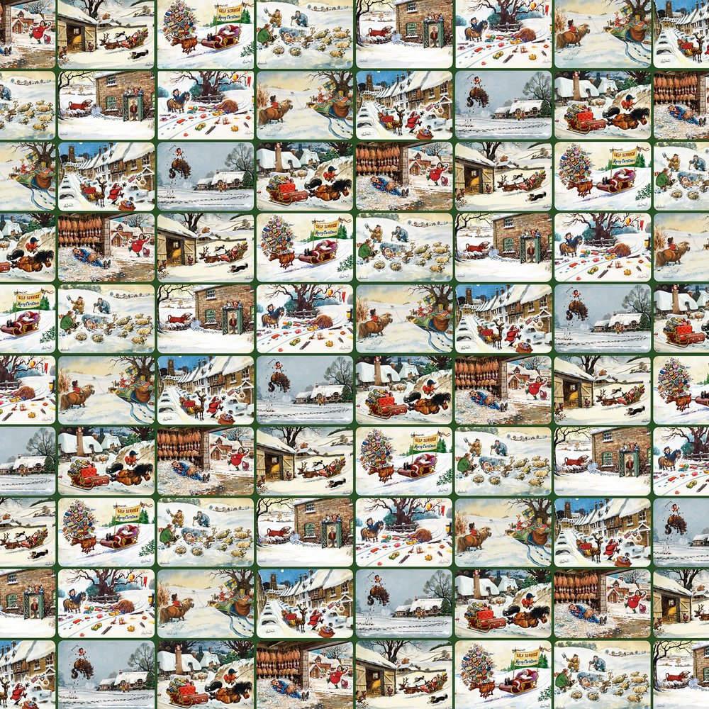 Thelwell Christmas Gift Wrap Pack-Greetings Cards-Eland Lodge