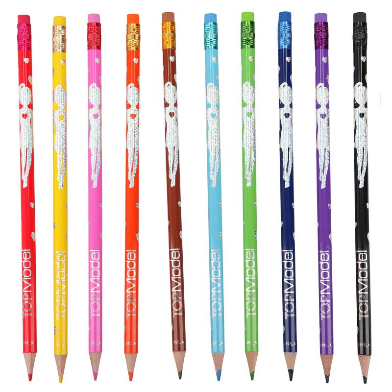 Top Model Erasable Coloured Pencils