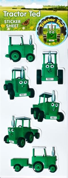 Tractor Ted 3D Stickers