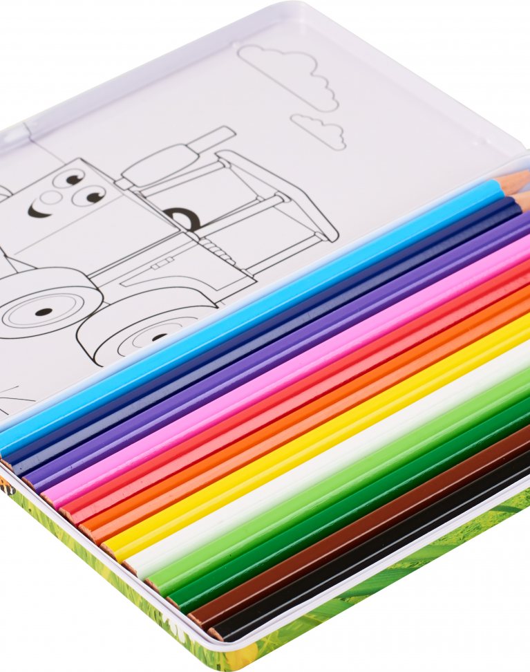 Tractor Ted Colouring Pencils Tin