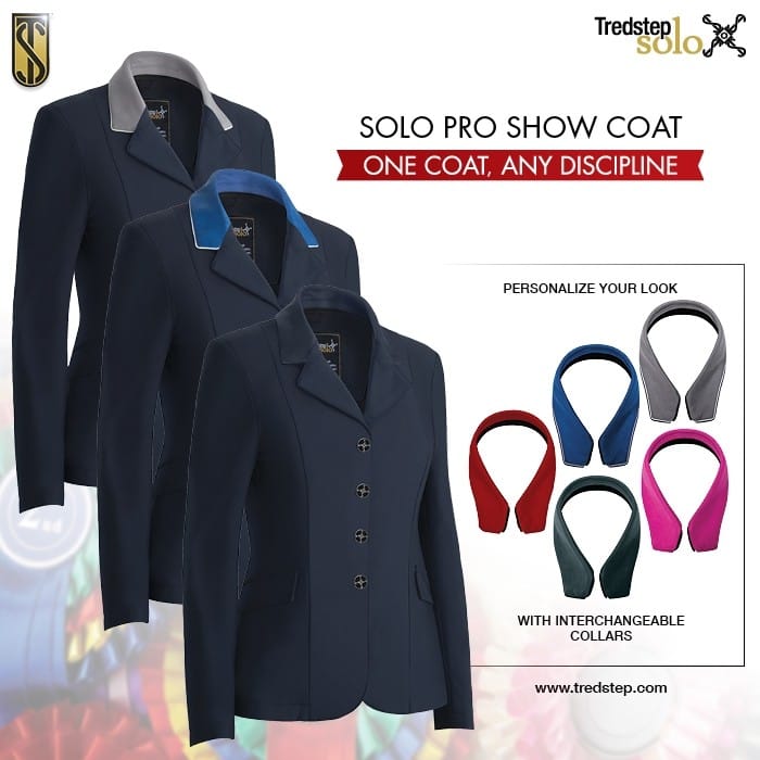 Tredstep Ireland Ladies Solo Pro Interchangeable Collars-Competition Jackets-Eland Lodge