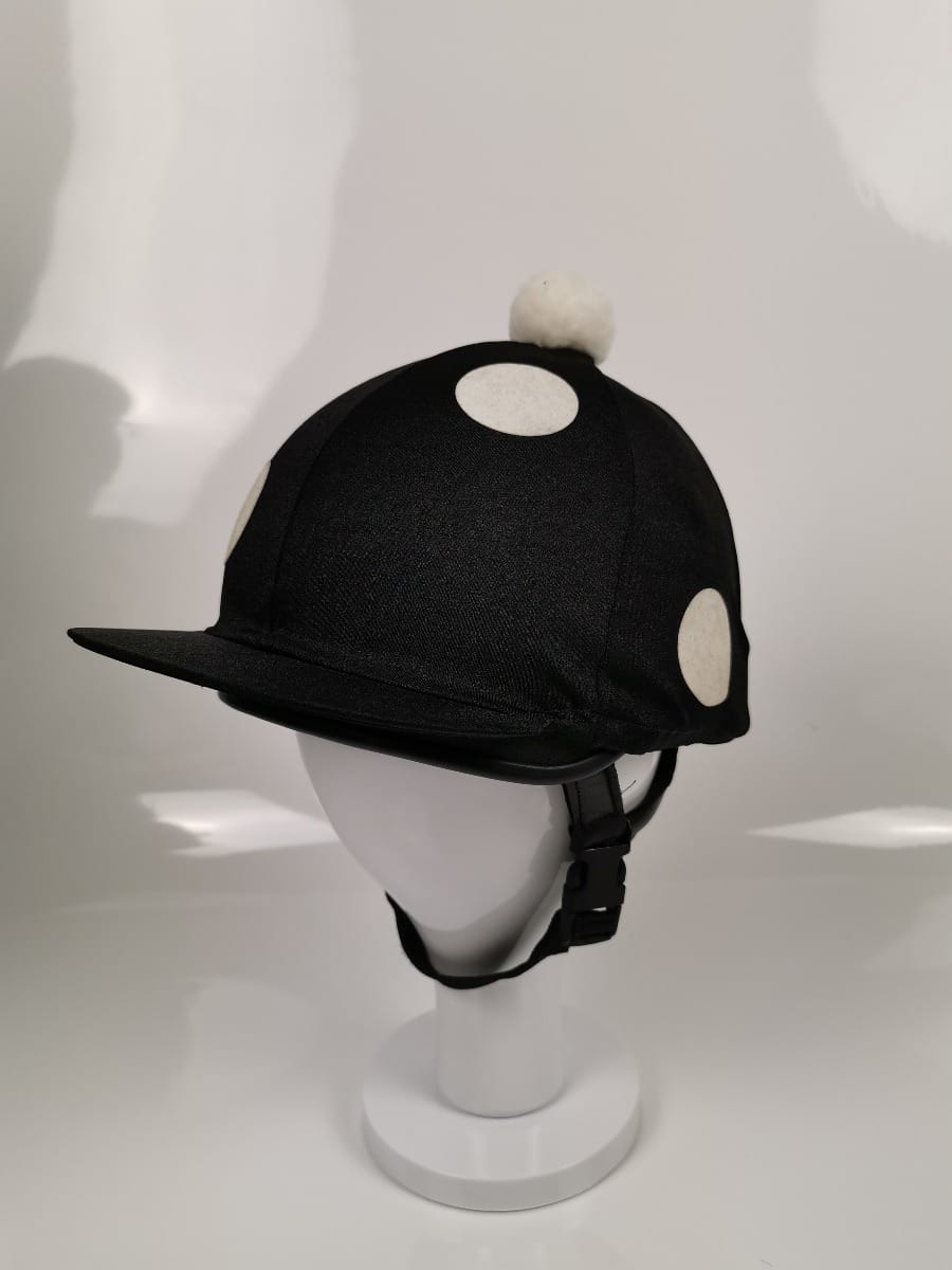 Woodlodge Spotty Hat Silk with Pom Pom